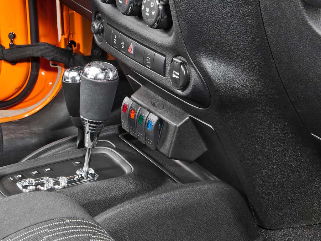 '11-'18 Jeep JK Wrangler Lower Switch Panel - Image 2