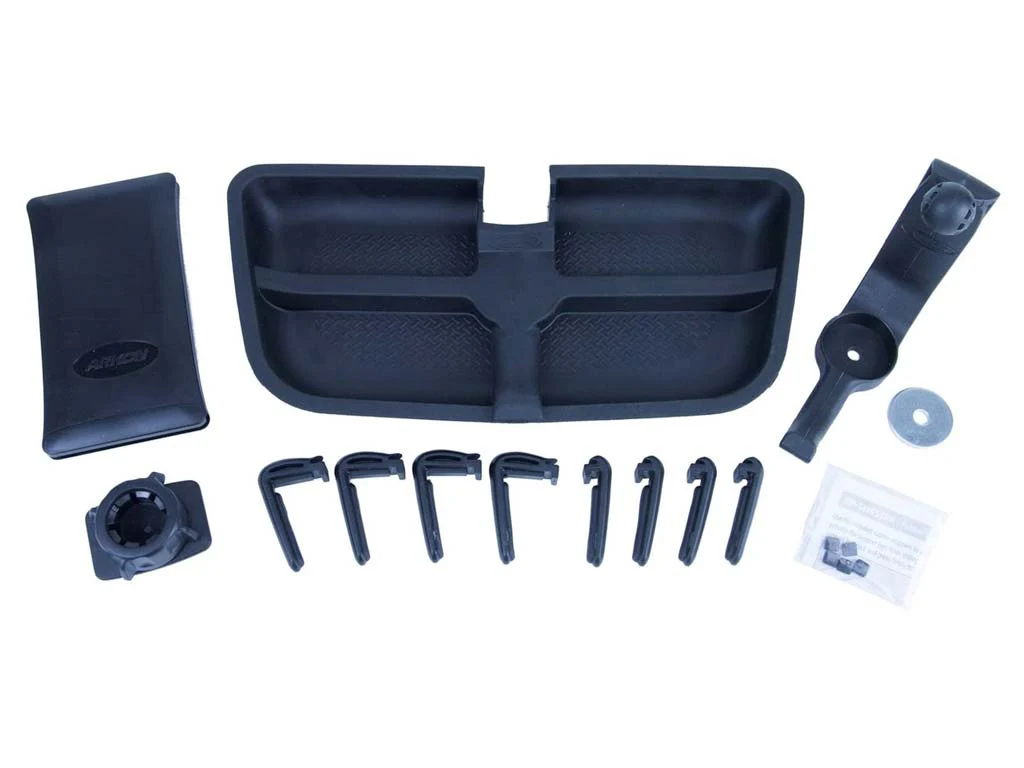 '11-'18 Jeep JK Wrangler Upper Dash & Phone Cradle Panel - Image 4
