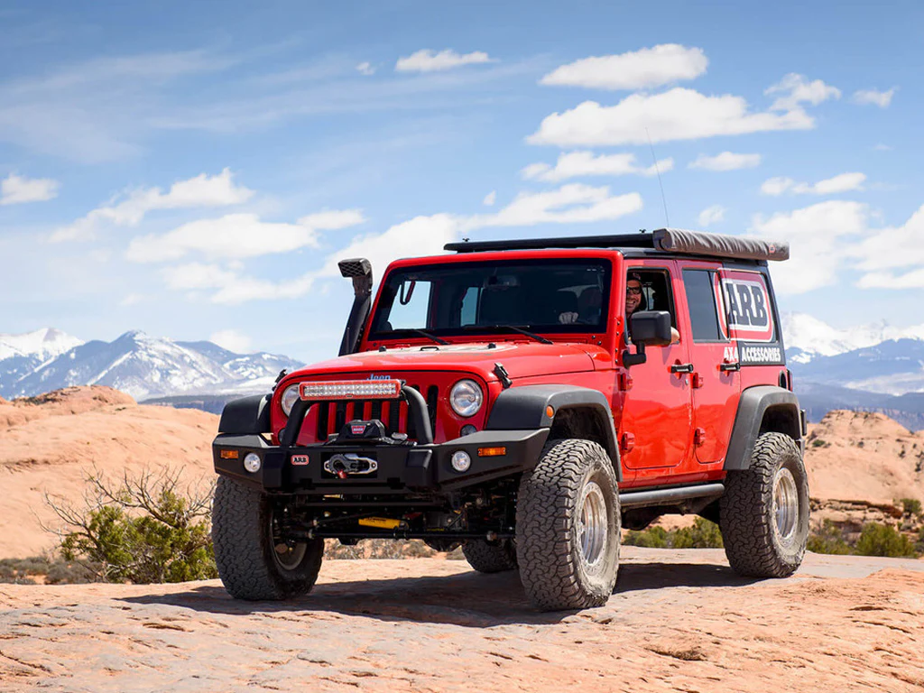 ARB Deluxe Bumper with Bull Bar for 2007-2018 Jeep JK Wrangler - Image 9