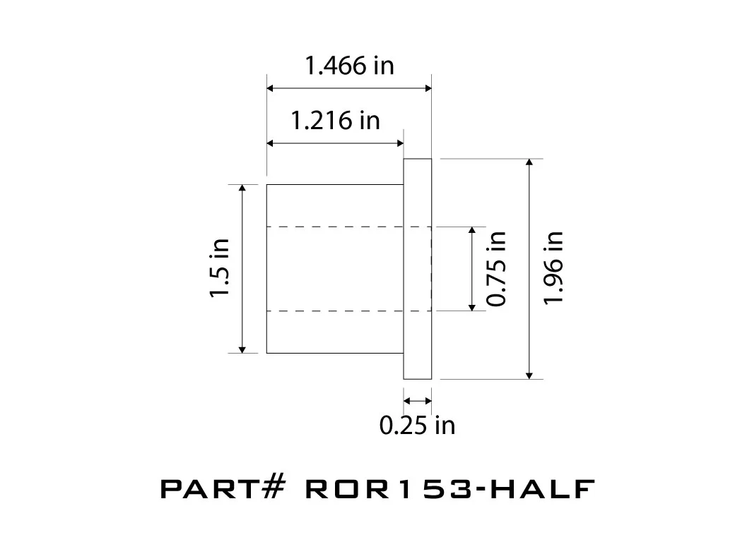 Bushing Half ROR153 - Image 2