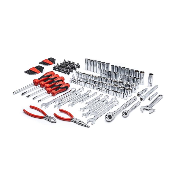 Crescent 180 Piece 1/4" and 3/8" Drive 6 Point SAE/Metric Professional Tool Set - Image 3
