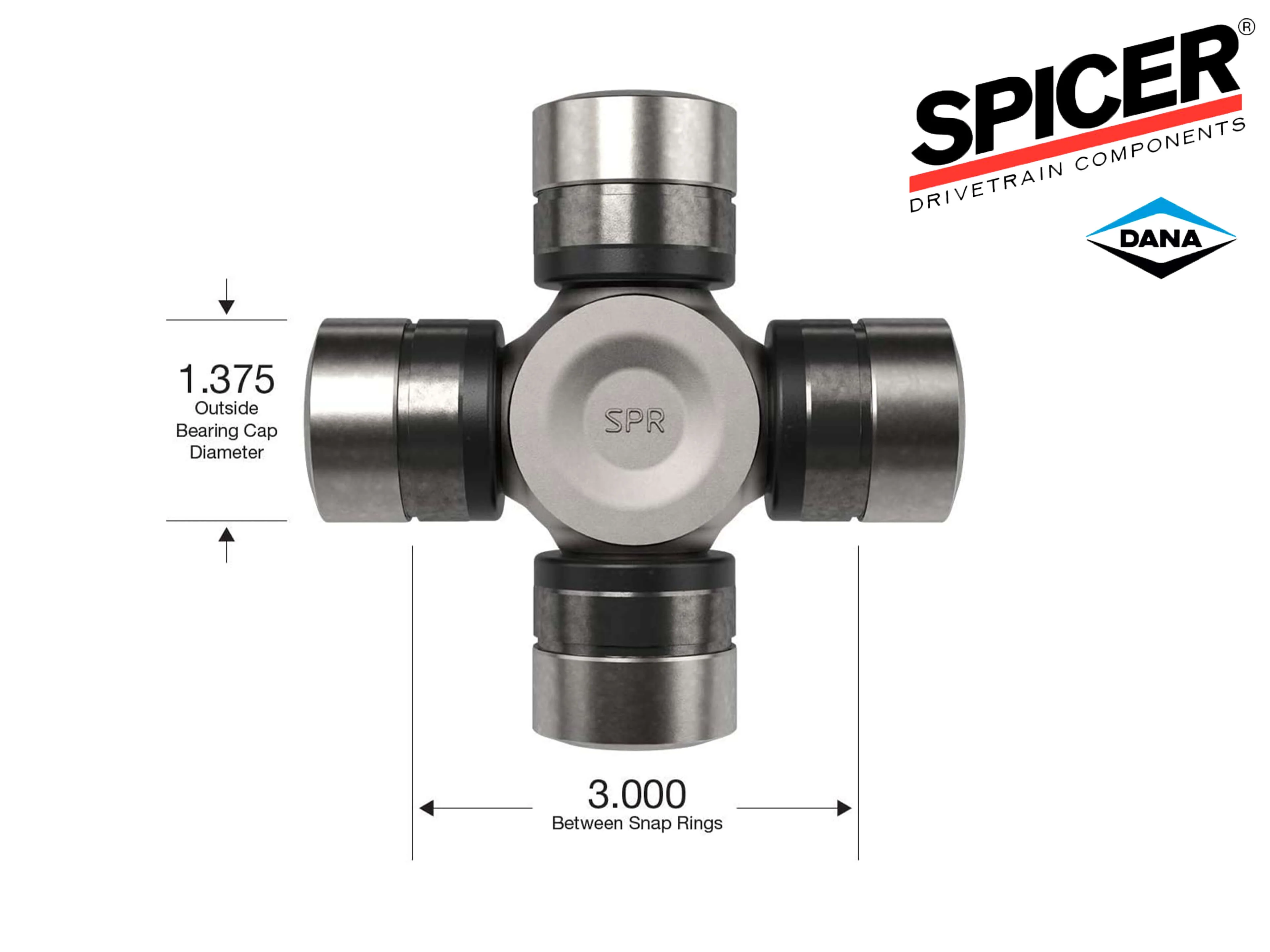 Genuine Spicer Dana 60 Front Axle Shaft U-Joint - Image 3