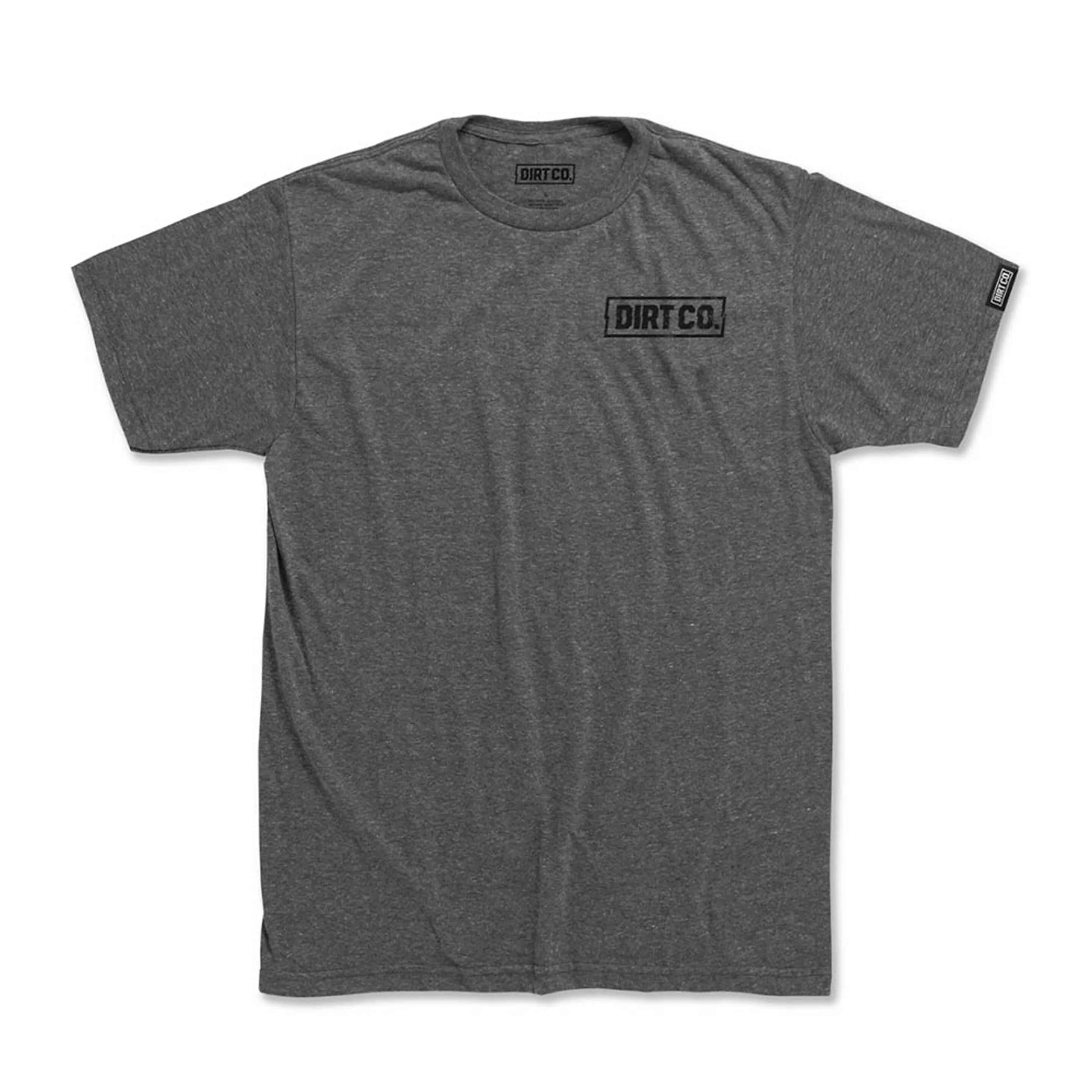 Dirt Co. Shut Up 2 and Race Short Sleeve T-Shirt (Graphite Gray) - Image 3