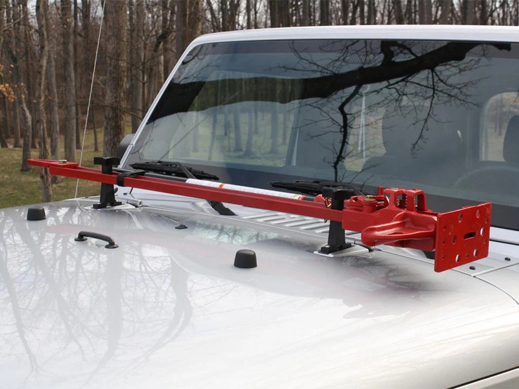 Hi-Lift Hood Mount for '07-'18 JK Wrangler - Image 2