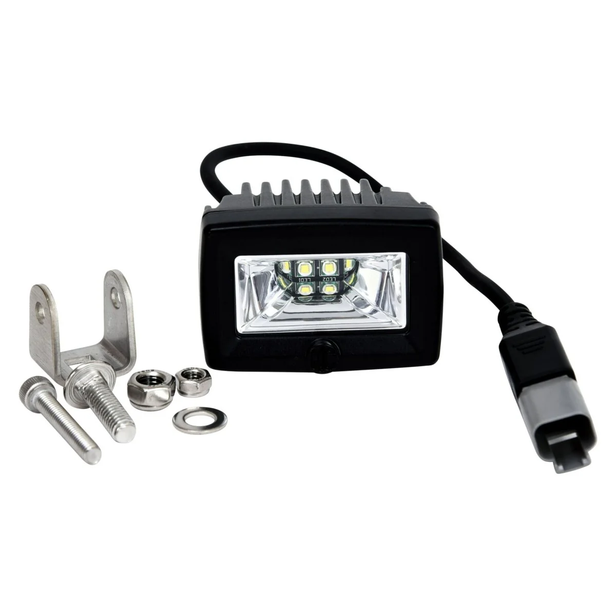 KC Hilites 2 in C-Series C2 LED - 2-Light System - 20W Flood Beam - Image 2