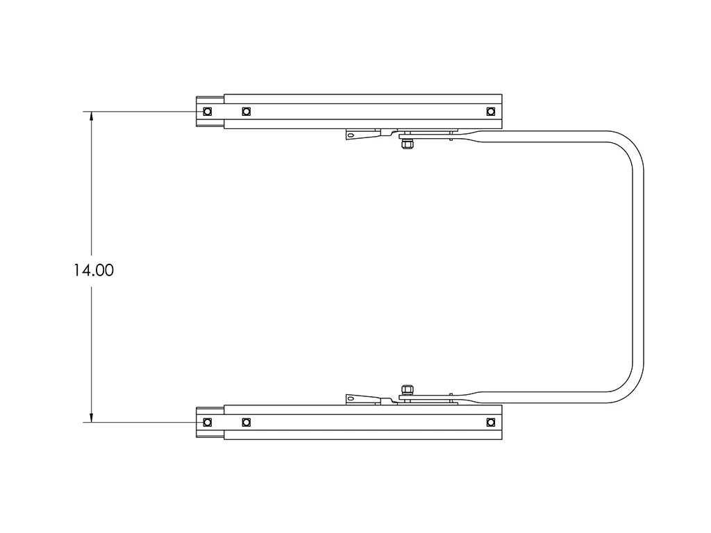 Mastercraft Seat Slides with OEM Style Tow Bar Release - Image 4