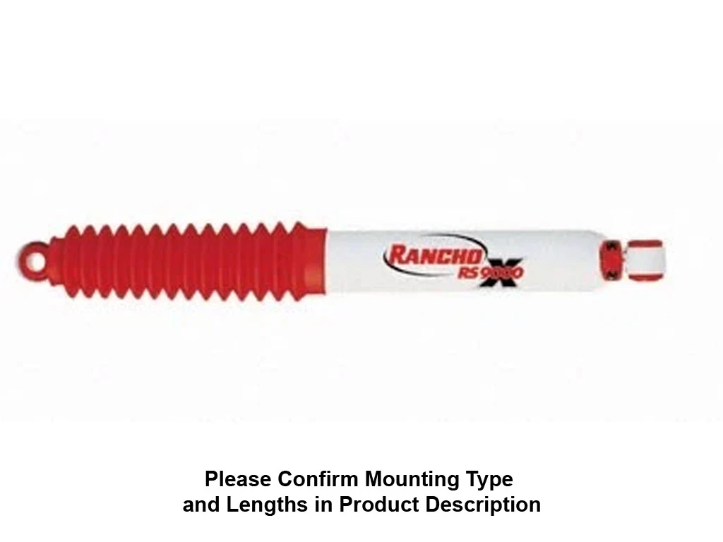 Rancho RS9000X Adjustable Valve Shock Absorber - Part# RS99062