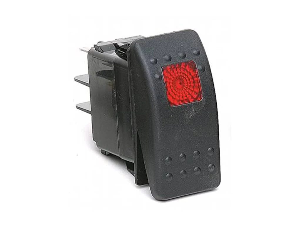 Rocker Switch with Light - 20 Amp Single Pole - Image 3
