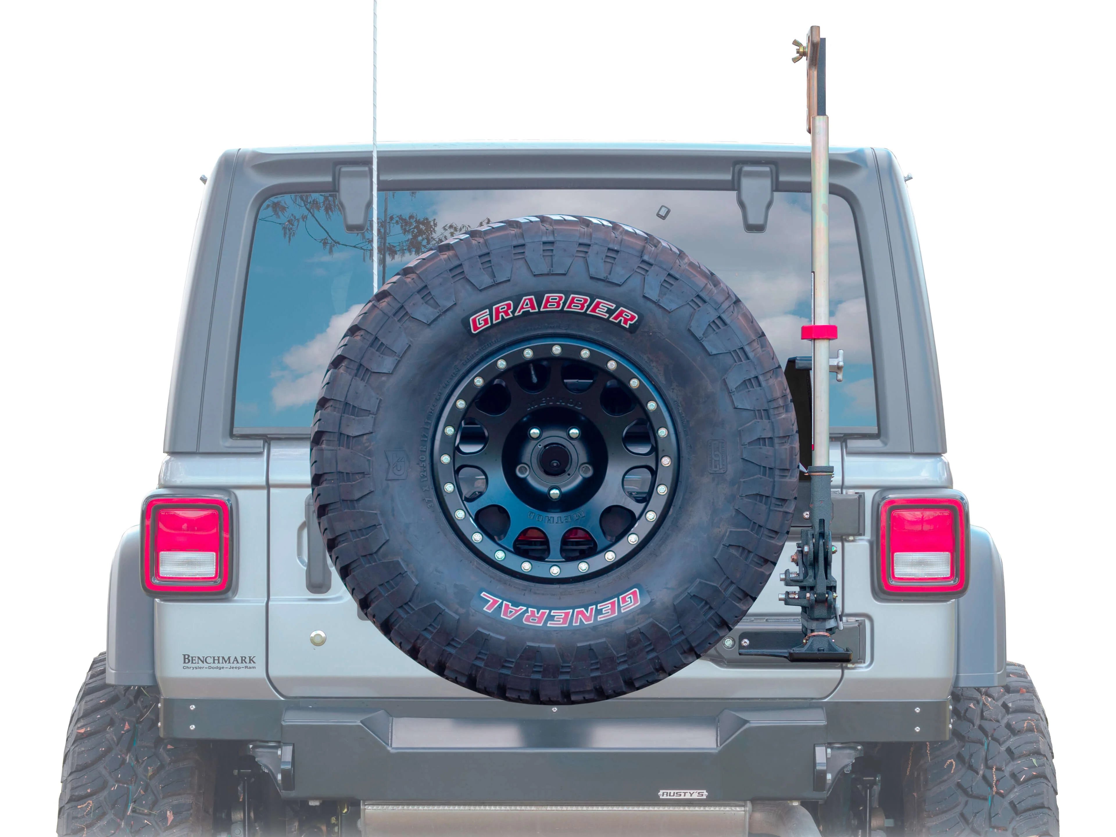 Rusty's Hi-Lift Jack Mount - JL Wrangler - Image 3