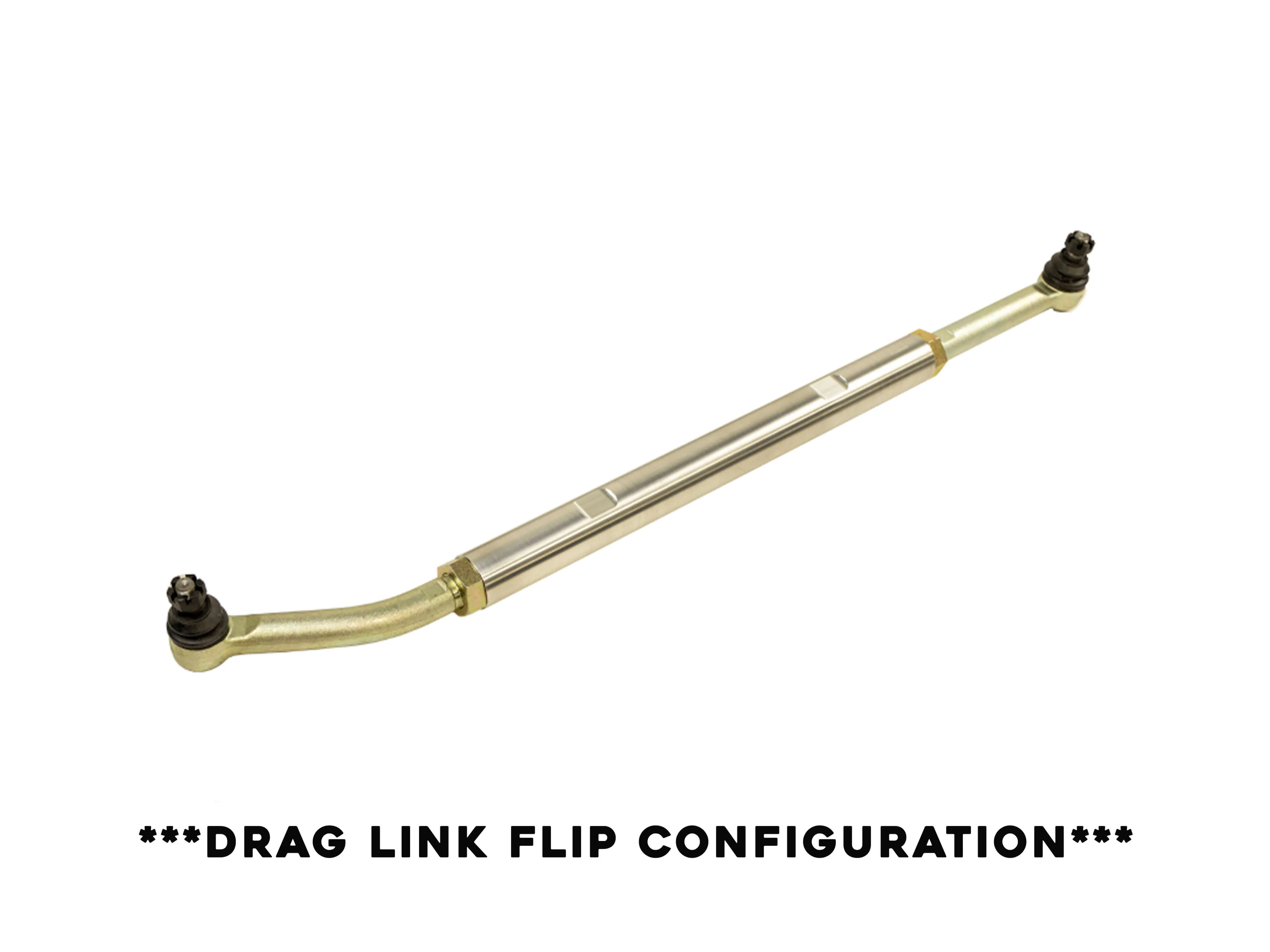 Rusty's Aluminum HD Drag Link Assembly - Drag Link Flip Configuration - JK Wrangler