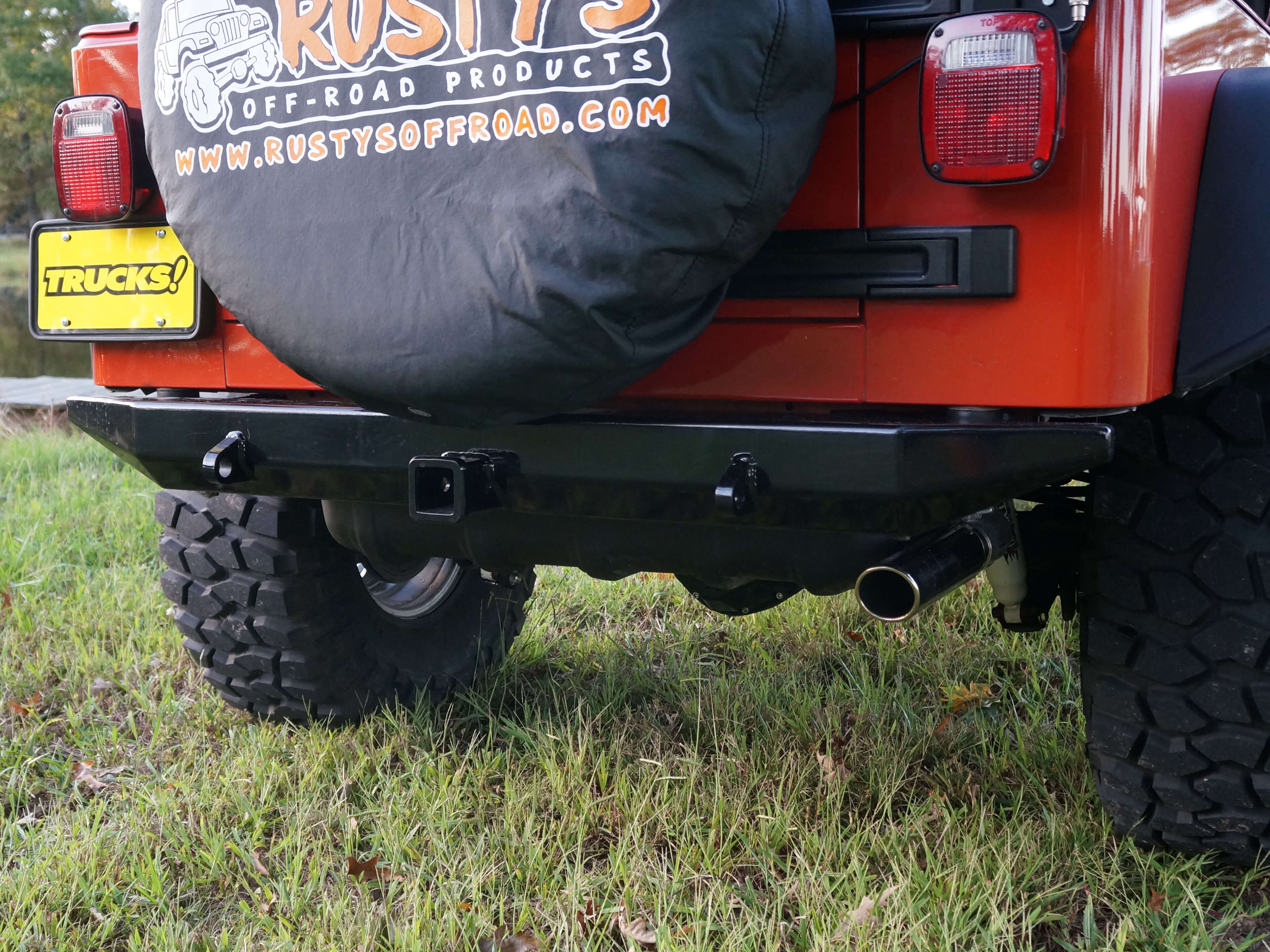 Rusty's Bumper - Trail - Rear - YJ Wrangler / TJ - LJ Wranglers - Unlimited - Image 5