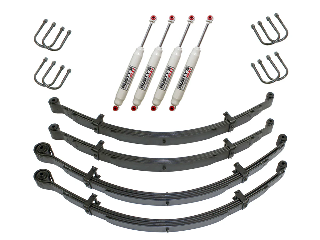Rusty's CJ 4" Spring Pack Kit ('76-'86) Over Stock Special, Over $200 off normal price!