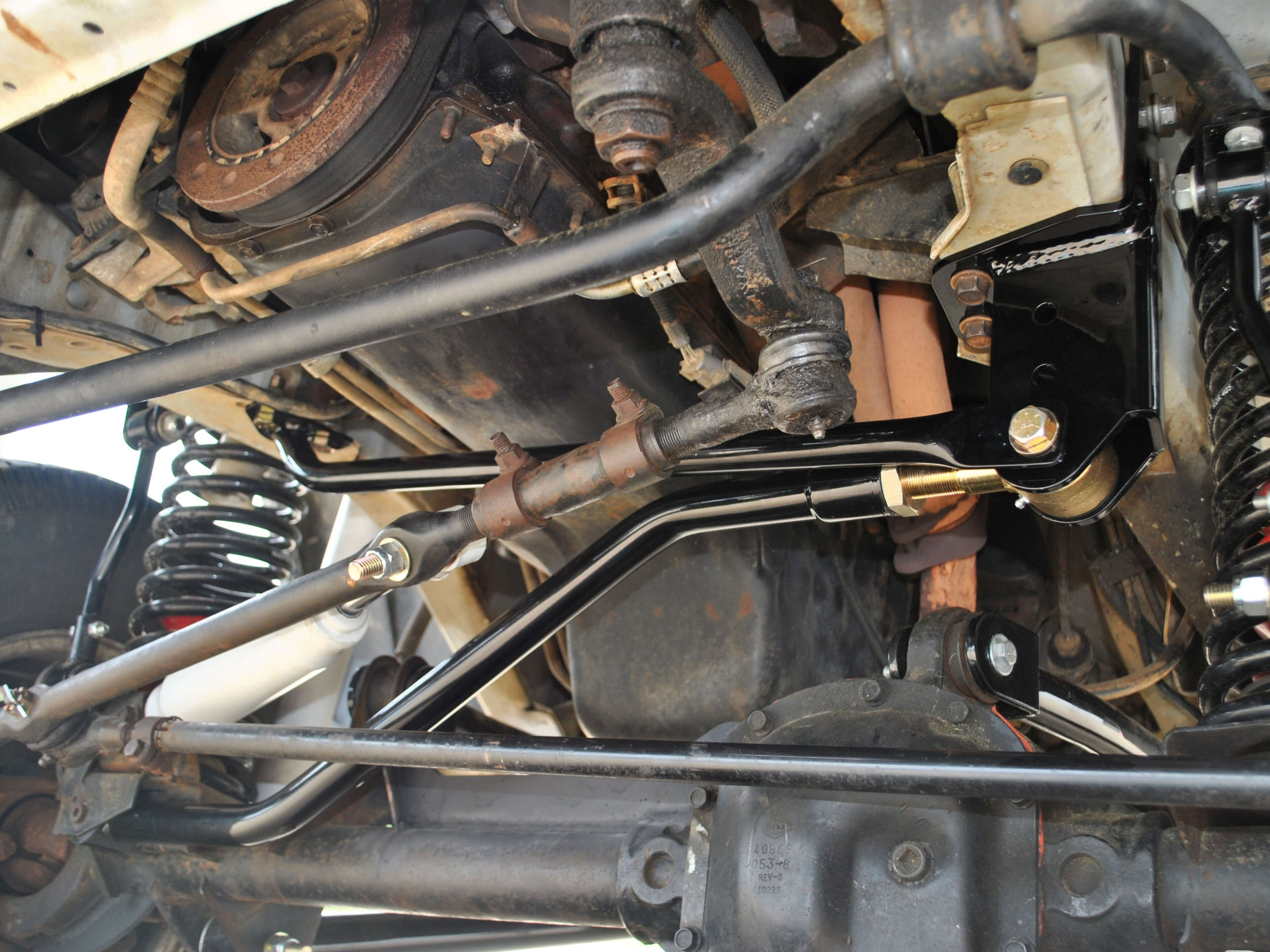Rusty's Frame Strengthener & Track Bar Mount Brace (XJ) - Image 2