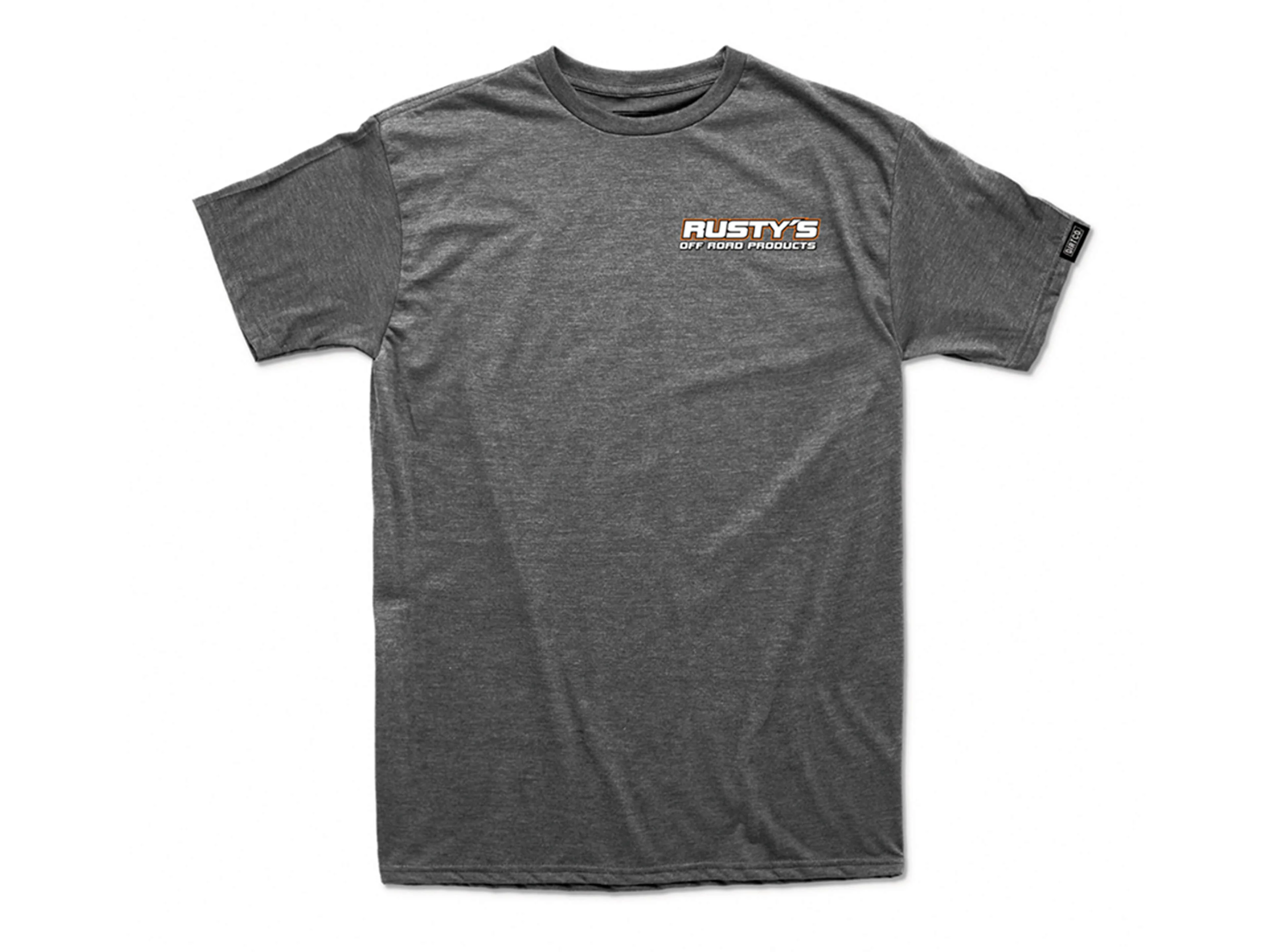 Rusty's Gray Short Sleeve Logo T-Shirt - Image 2