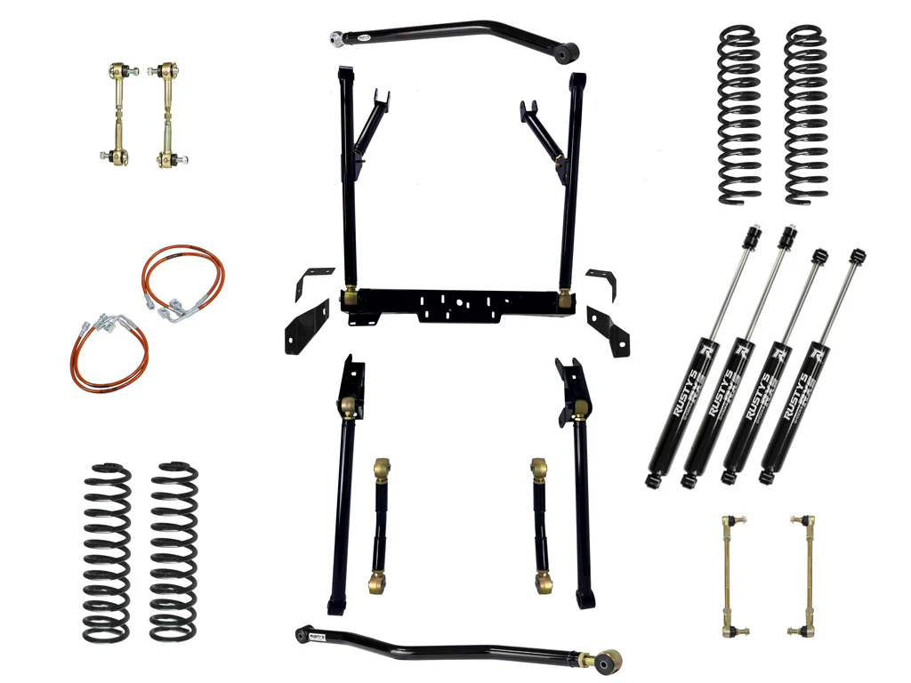 Rusty's JK Wrangler 5.75" Bolt-On Long Travel Kit - Image 2
