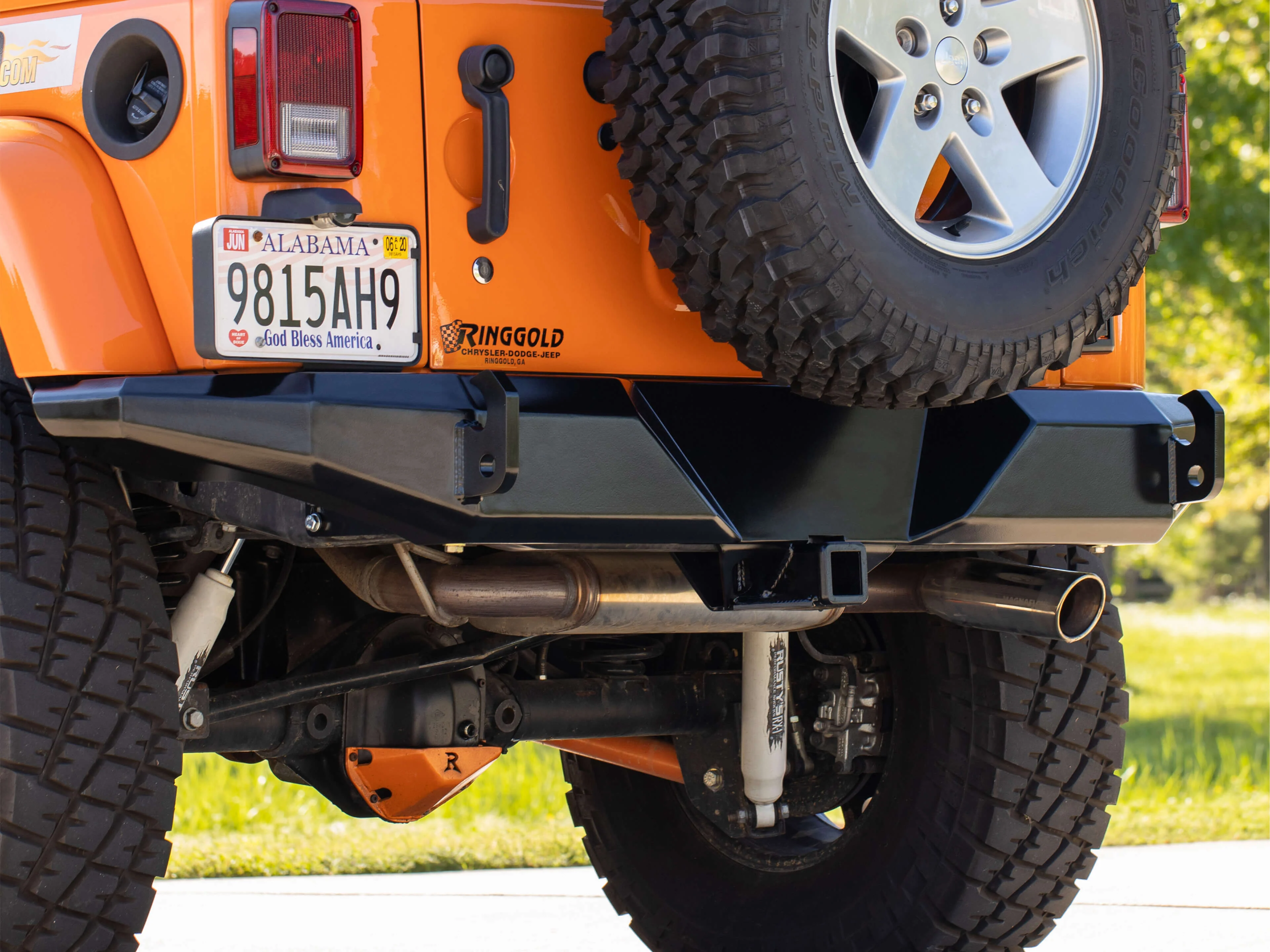 Rusty's JK Wrangler Rear Full Width Trail Bumper - Series 2 - Image 2