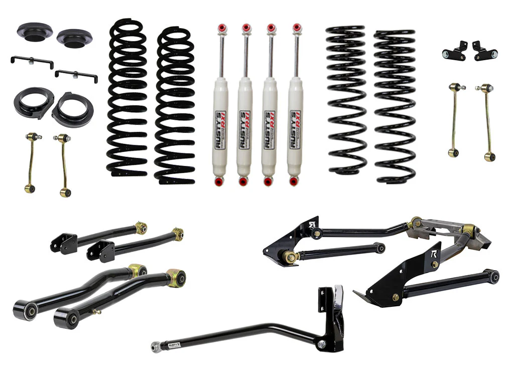 Rusty's Jeep Gladiator JT 2" Advanced Kit with Triangulated Rear 4 Link - Image 5