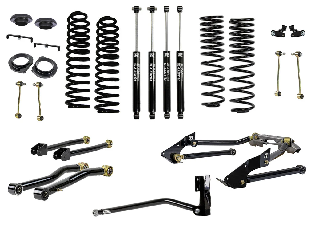 Rusty's Jeep Gladiator JT 2" Advanced Kit with Triangulated Rear 4 Link - Image 6