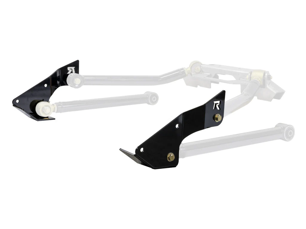 Rusty's Jeep Gladiator JT Rear 4-Link Frame Brace with Integrated Skid Plate