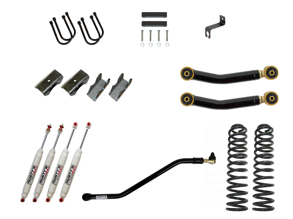 Rusty's MJ Comanche 4.5" Spring-Over Kit - Image 3