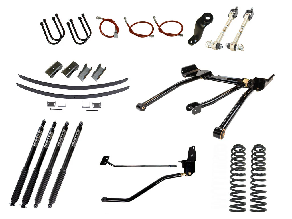 Rusty's MJ Comanche 6.5" Long Travel Kit w/ Spring Over Conversion - Image 11