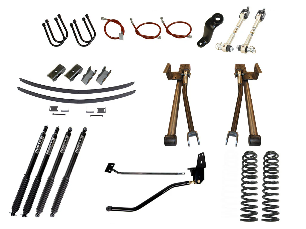 Rusty's MJ Comanche 6.5" Long Travel Kit w/ Spring Over Conversion - Image 12