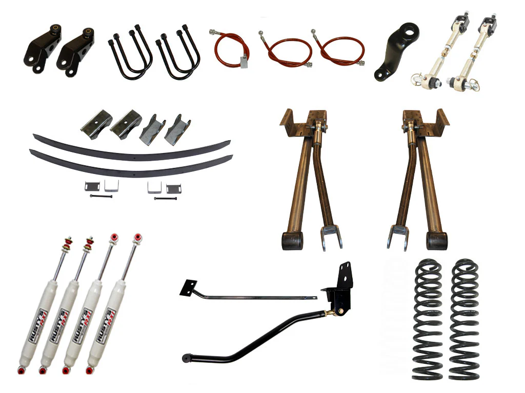 Rusty's MJ Comanche 8" Long Travel Kit w/ Spring Over Conversion - Image 4