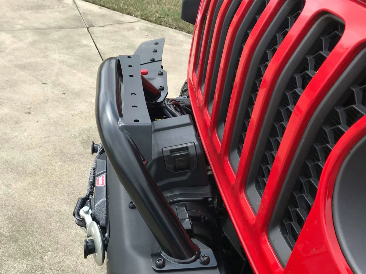 Rusty's Pre Runner Bar with Light Bar Mount for 2018+ JL Wrangler / 2020+ JT Gladiator equipped w/ Factory Steel Bumper - Image 4