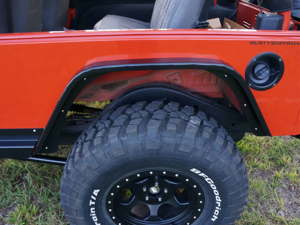 Rusty's Rear Steel Fenders  '97-'06 TJ / LJ Wrangler - Image 2