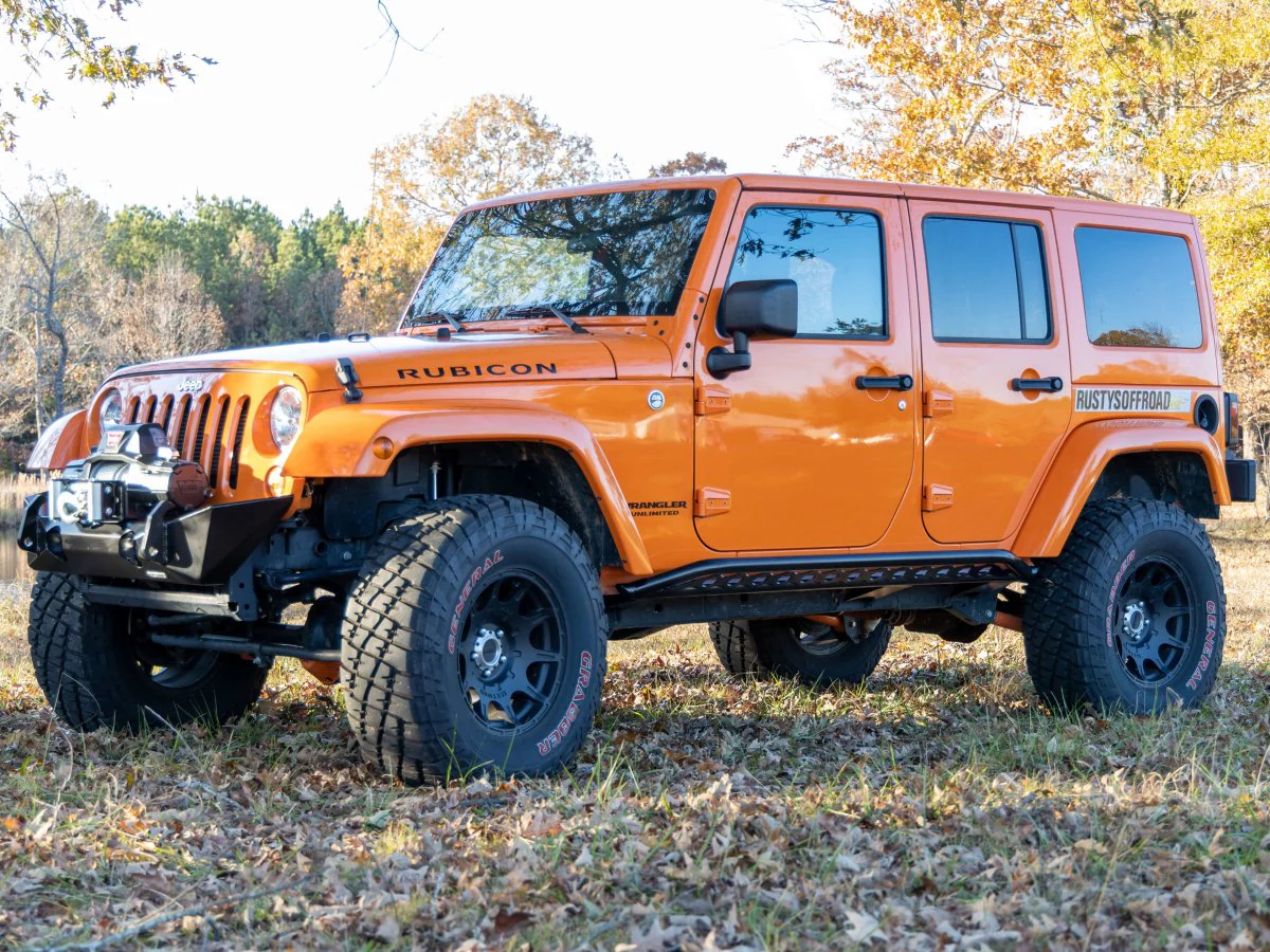 Rusty's Rocker Armor with Skid Kicker Tube - '07-'18 JK Wrangler 4-Door - Image 2