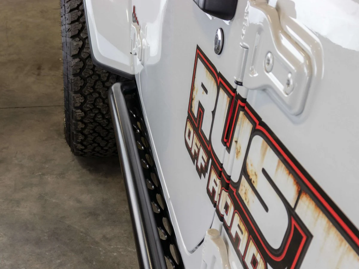 Rusty's Rocker Armor with Kicker Tube - 2018-2024 Jeep JL Wrangler 4-Door - Image 3