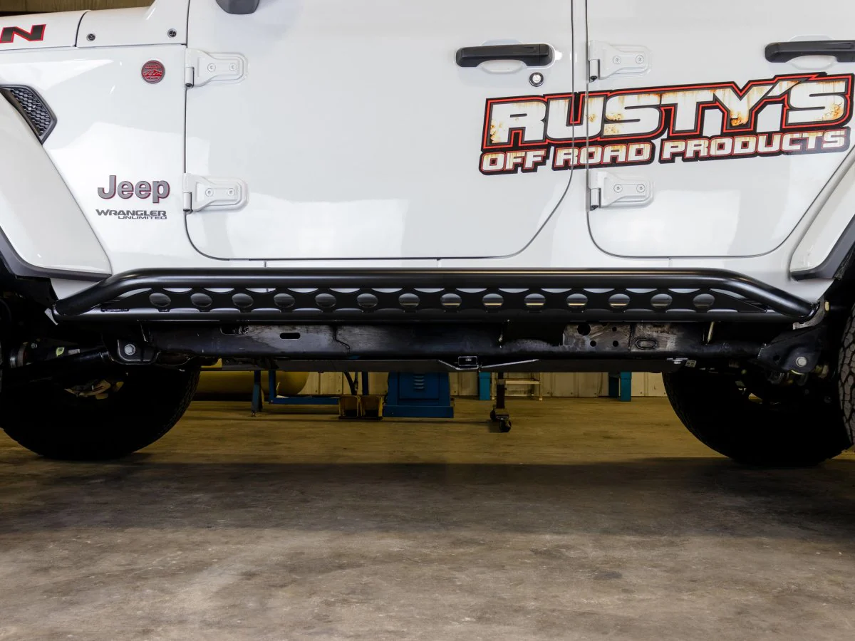 Rusty's Rocker Armor with Kicker Tube - 2018-2024 Jeep JL Wrangler 4-Door - Image 4