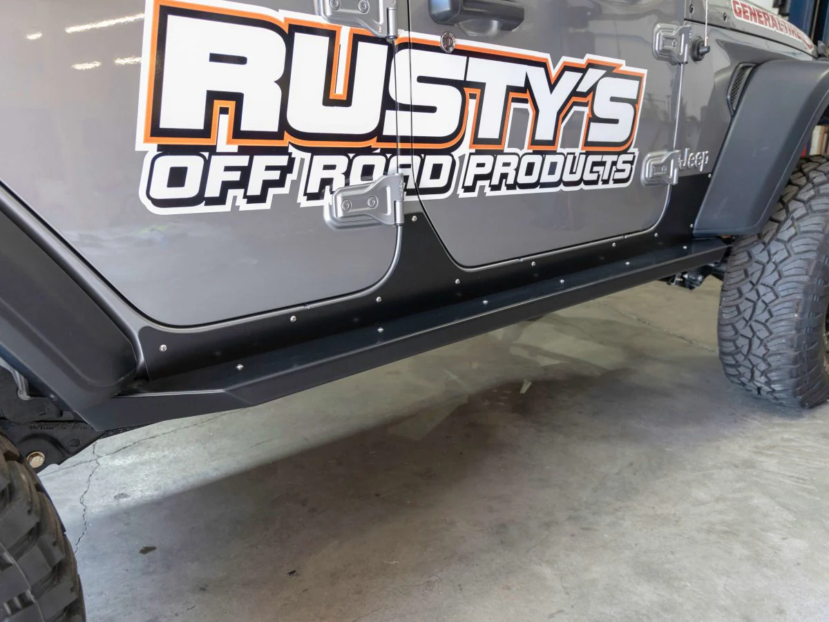 Rusty's Sheetmetal Rocker Armor - 2018 and Later JL Wrangler 4-Door