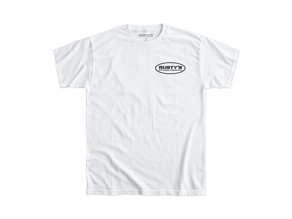 Rusty's Short Sleeve Oval Logo T-Shirt - Image 4