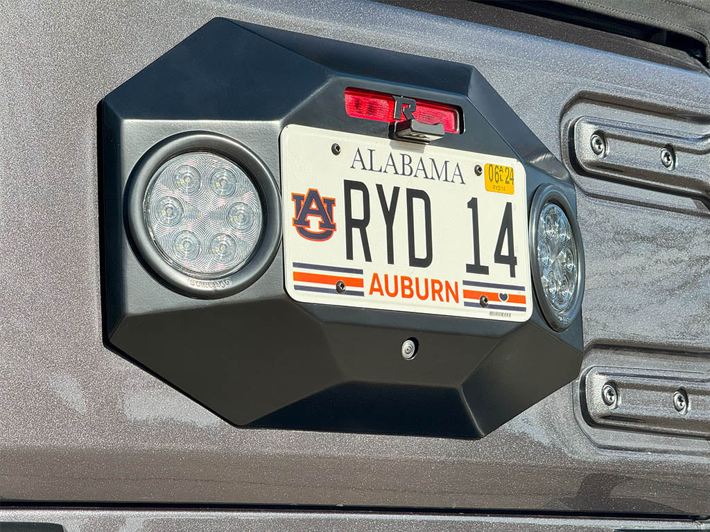 Rusty's Spare Tire Delete / License Plate Mount with Backup Light Provisions - JL Wrangler - Image 5