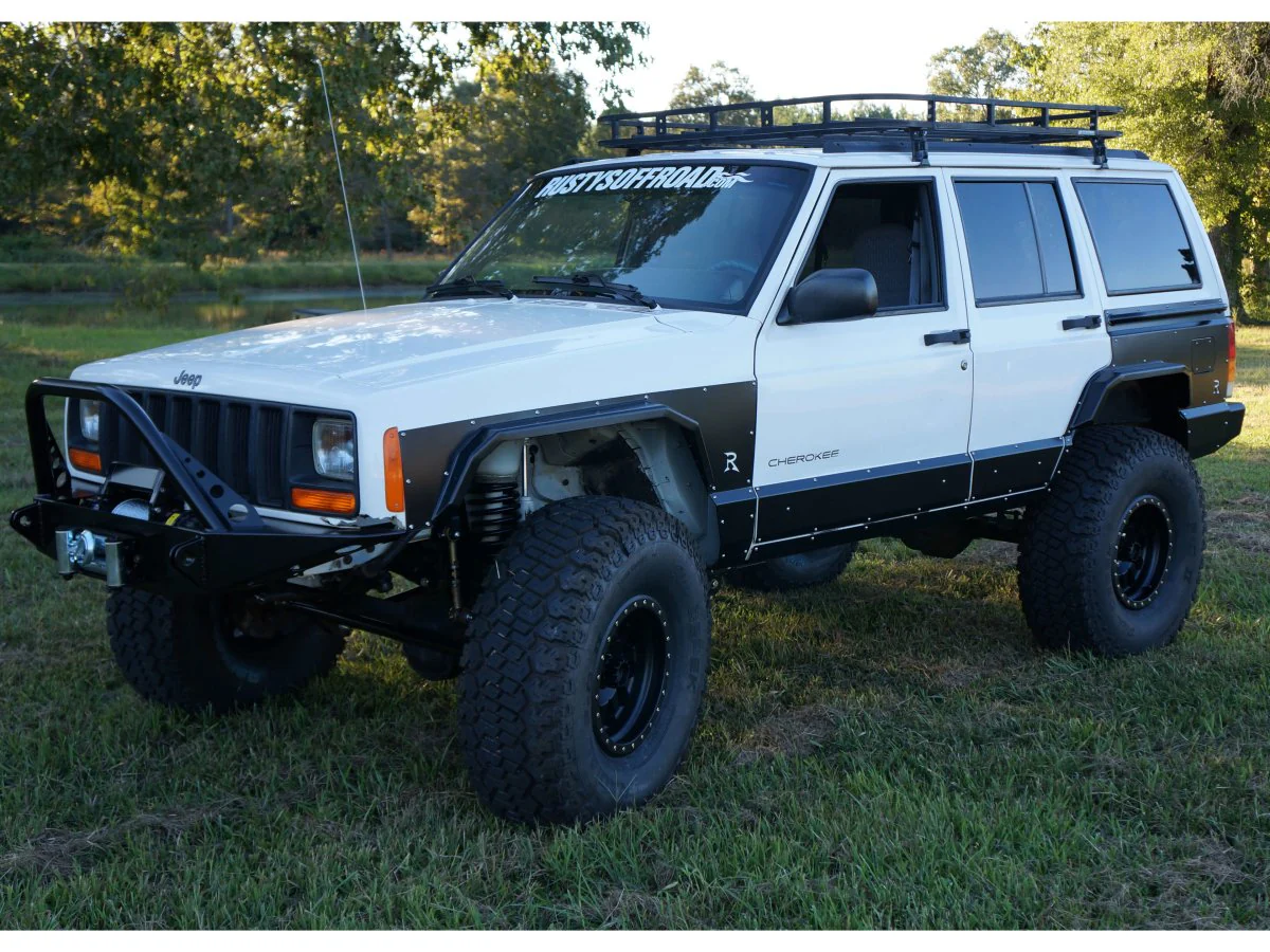 Rusty's XJ Front Steel Fender Flares - XJ (Pair) - Powdercoated - Image 4