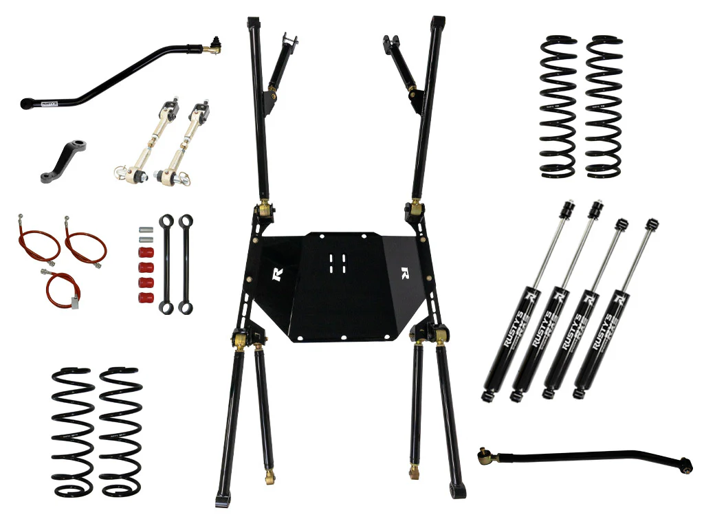 Rusty's TJ Wrangler 3" Long Travel Kit - Image 2