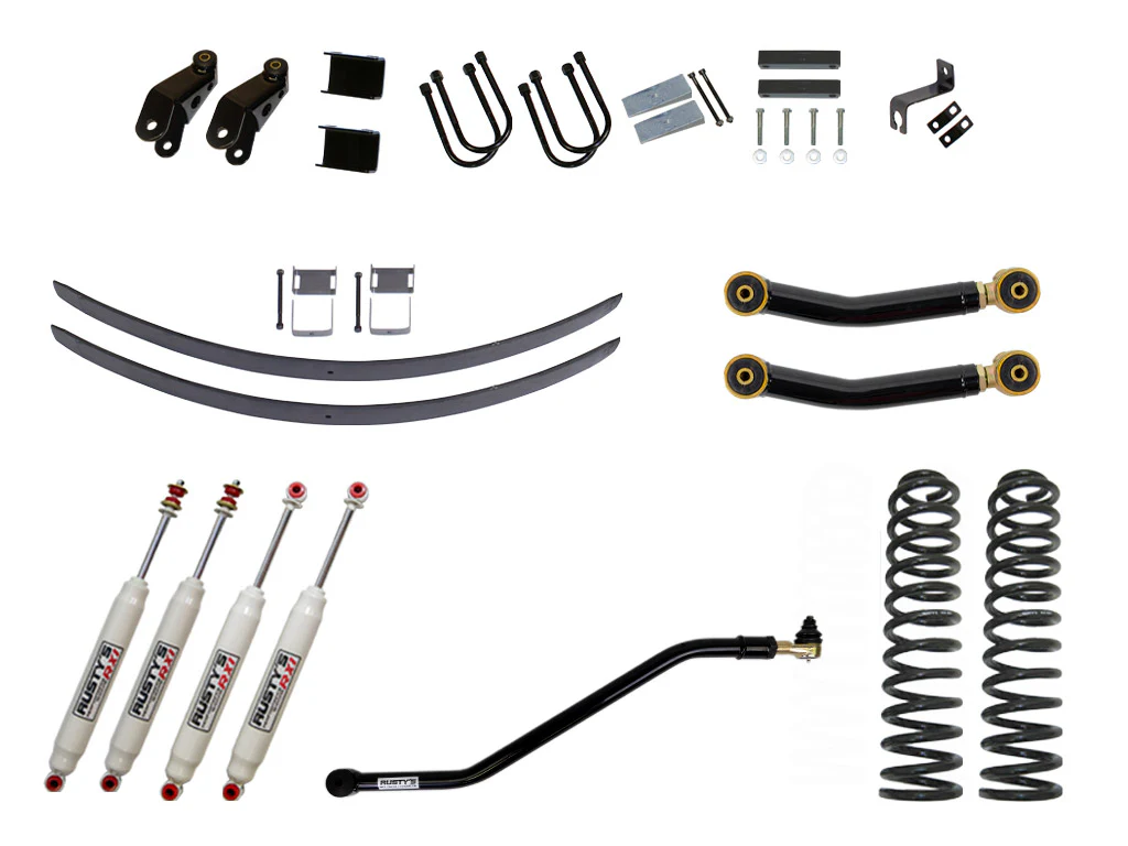 Rusty's XJ Cherokee 4.5" Add-A-Leaf Kit - Image 3
