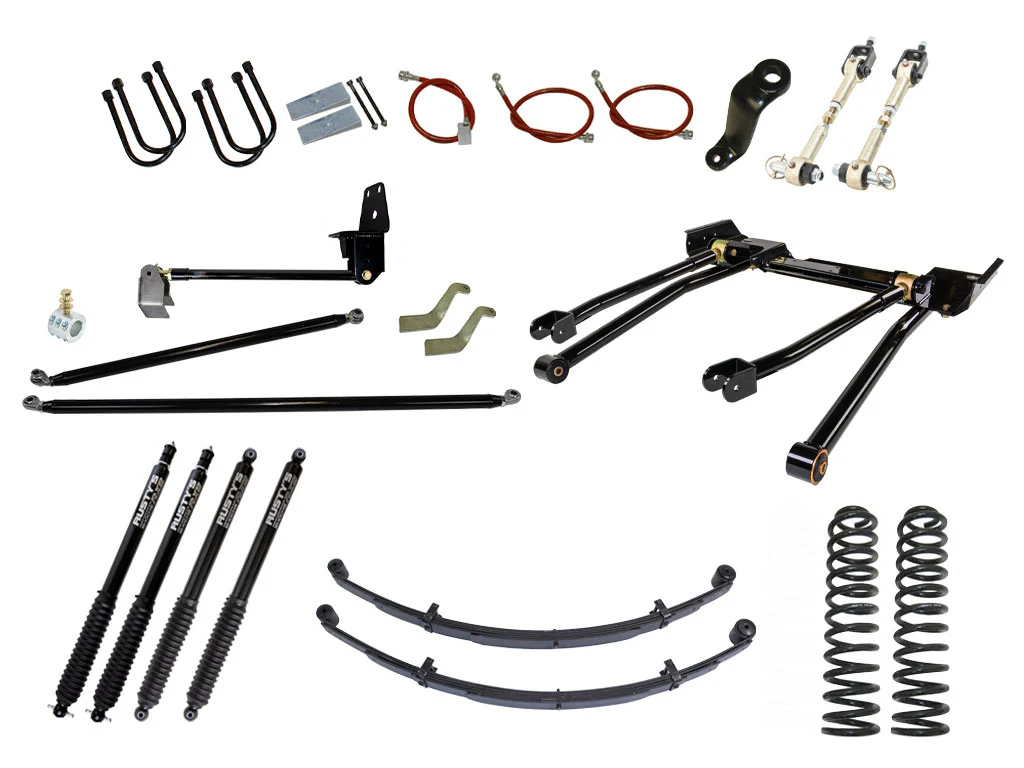 Rusty's XJ Cherokee 6.5" Long Travel Kit with Over-The-Knuckle Steering Conversion - Image 10