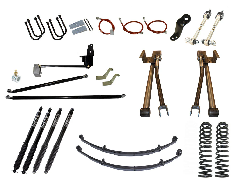 Rusty's XJ Cherokee 6.5" Long Travel Kit with Over-The-Knuckle Steering Conversion - Image 11