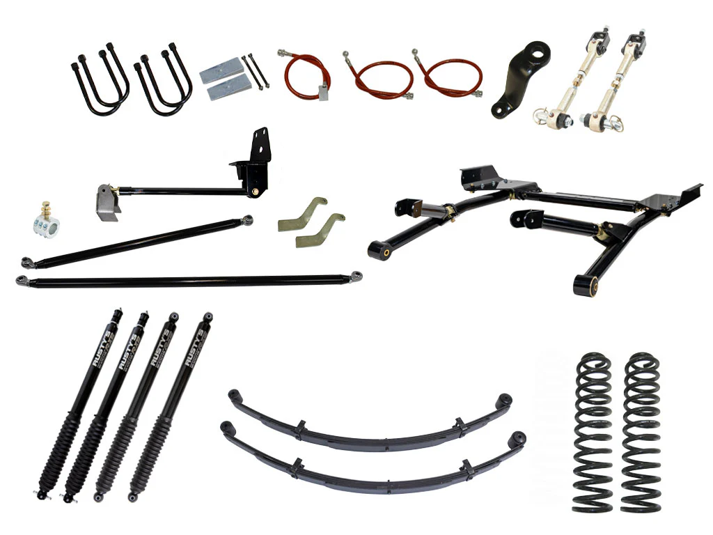 Rusty's XJ Cherokee 6.5" Long Travel Kit with Over-The-Knuckle Steering Conversion - Image 12