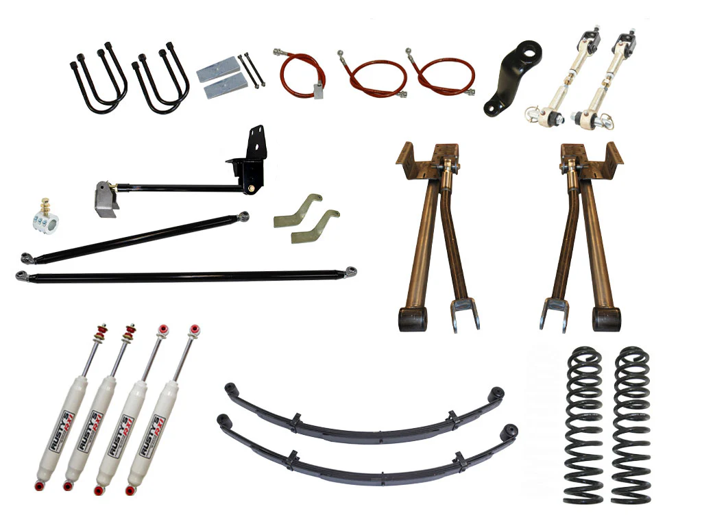 Rusty's XJ Cherokee 6.5" Long Travel Kit with Over-The-Knuckle Steering Conversion - Image 3