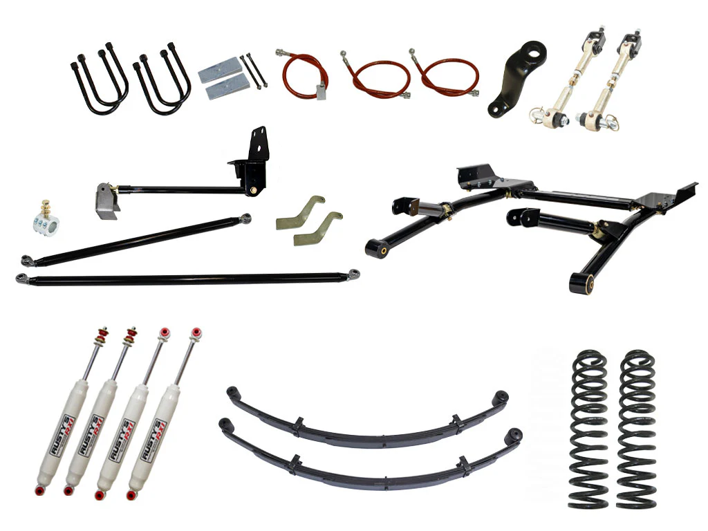 Rusty's XJ Cherokee 6.5" Long Travel Kit with Over-The-Knuckle Steering Conversion - Image 4