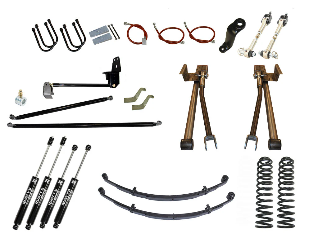 Rusty's XJ Cherokee 6.5" Long Travel Kit with Over-The-Knuckle Steering Conversion - Image 7