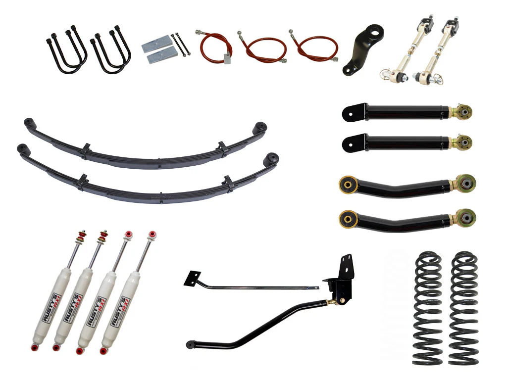 Rusty's XJ Cherokee 6.5" Spring Pack Kit