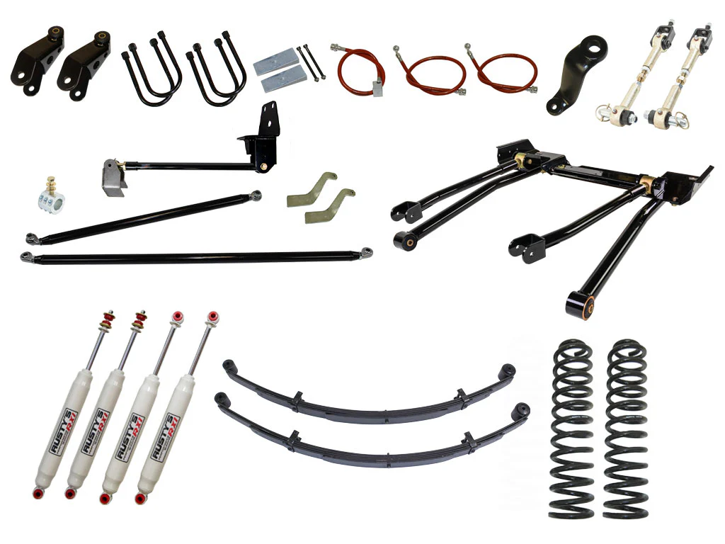 Rusty's XJ Cherokee 8" Long Travel Kit with Over-The-Knuckle Steering Conversion - Image 10