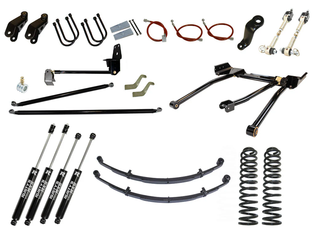 Rusty's XJ Cherokee 8" Long Travel Kit with Over-The-Knuckle Steering Conversion - Image 34