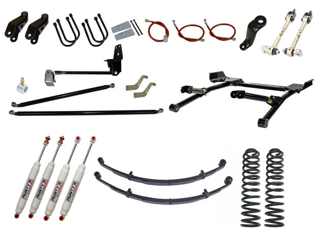 Rusty's XJ Cherokee 8" Long Travel Kit with Over-The-Knuckle Steering Conversion - Image 4
