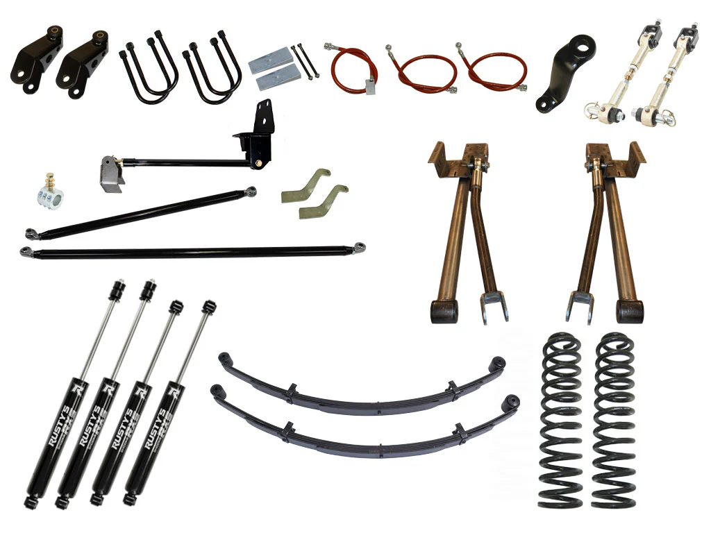 Rusty's XJ Cherokee 8" Long Travel Kit with Over-The-Knuckle Steering Conversion - Image 41
