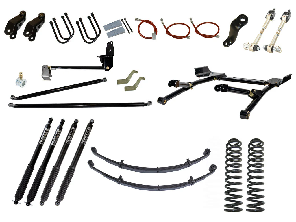 Rusty's XJ Cherokee 8" Long Travel Kit with Over-The-Knuckle Steering Conversion - Image 45